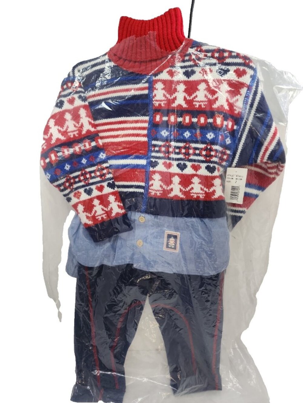Unbranded Toddler Boy's  2-Piece  Set Red/White/Blue Size 2 Toddler New !!!